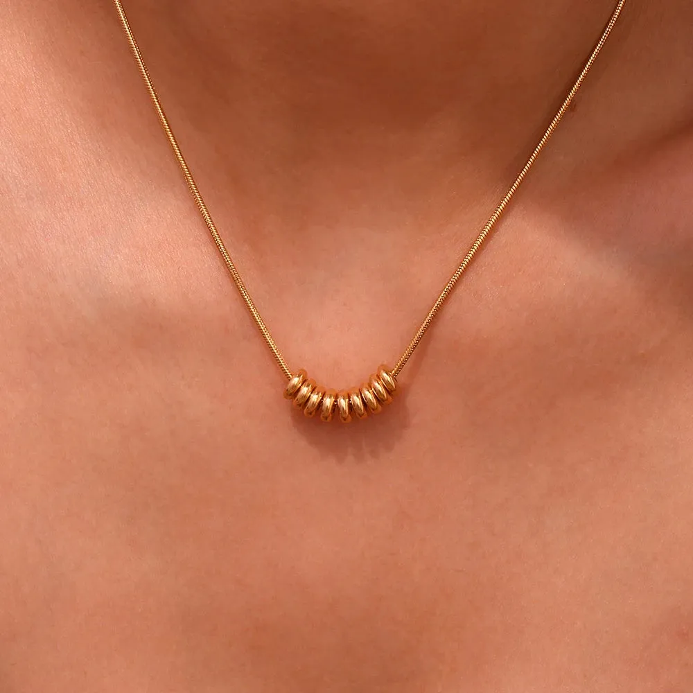 18K Gold Plated Snake Chain Necklace