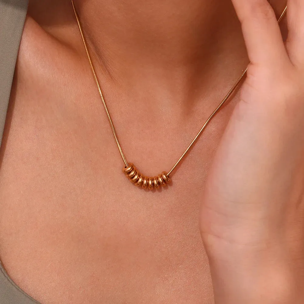 18K Gold Plated Snake Chain Necklace