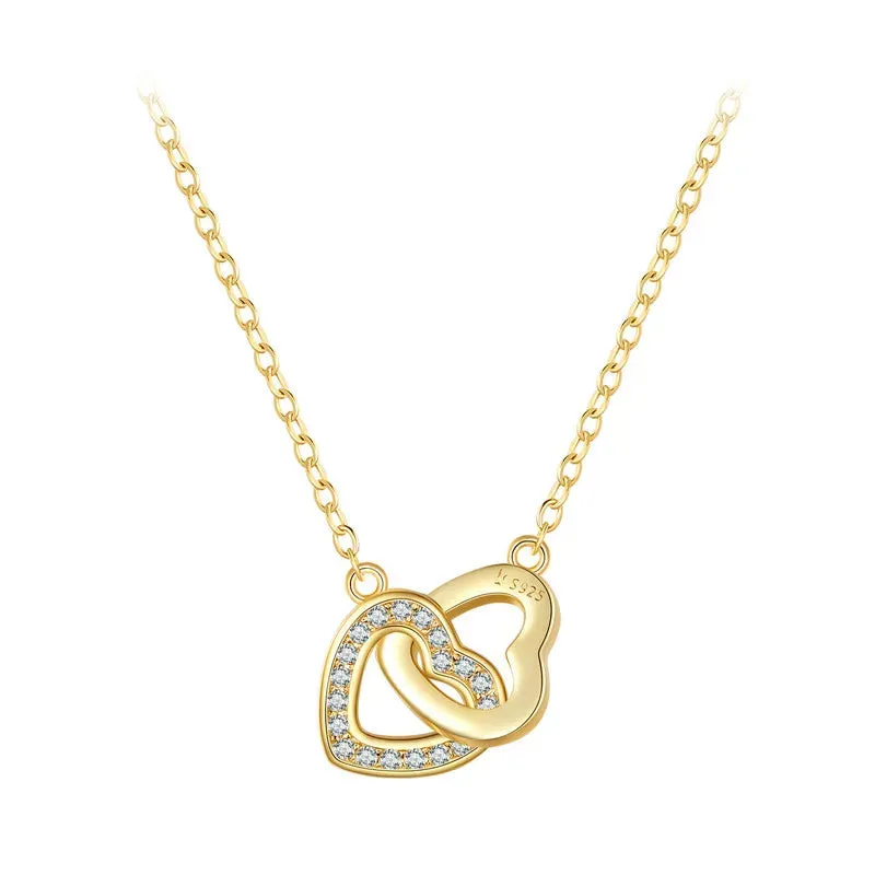 925 Sterling Silver Heart Pendant Necklace