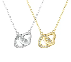 925 Sterling Silver Heart Pendant Necklace