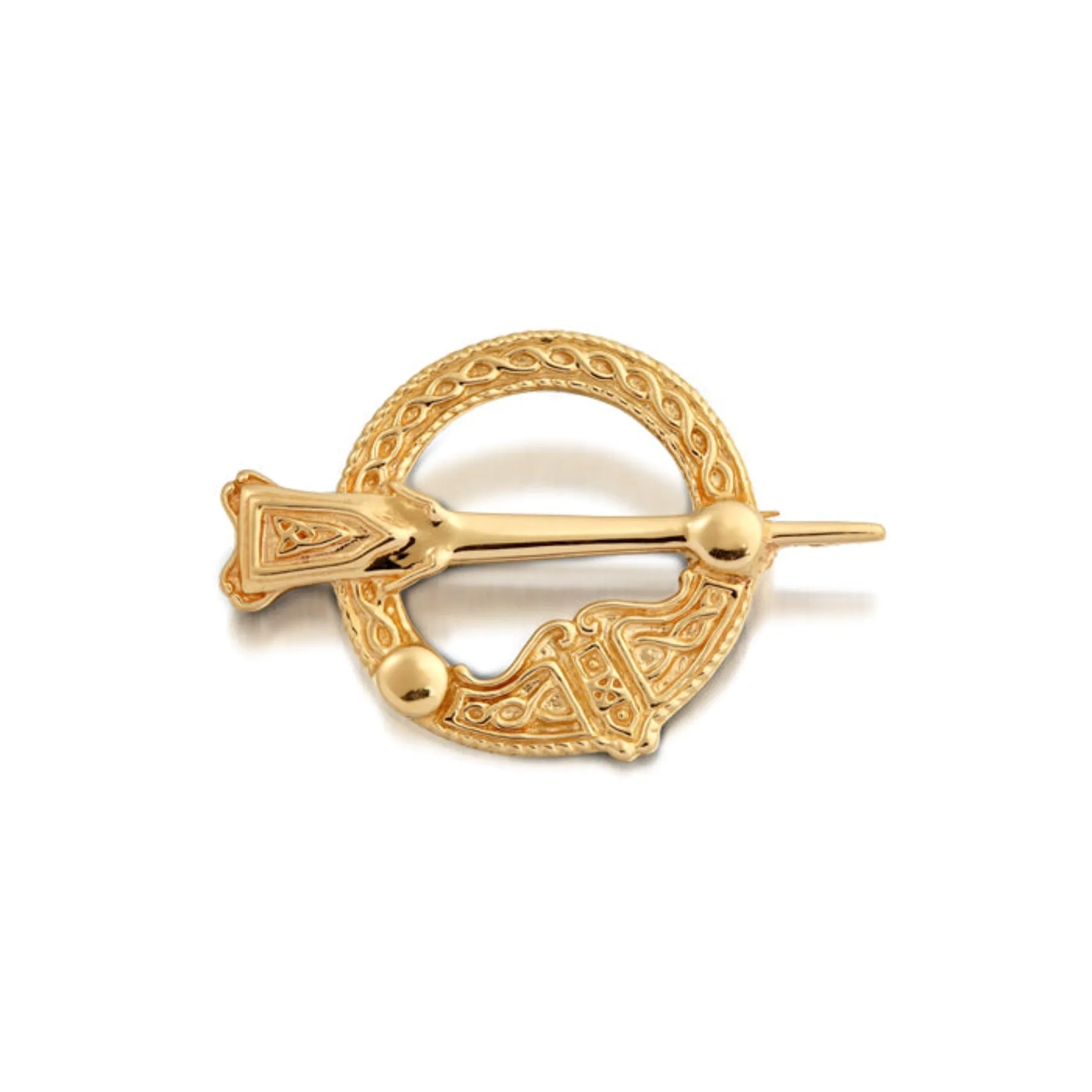 9ct Gold Tara Celtic Brooch