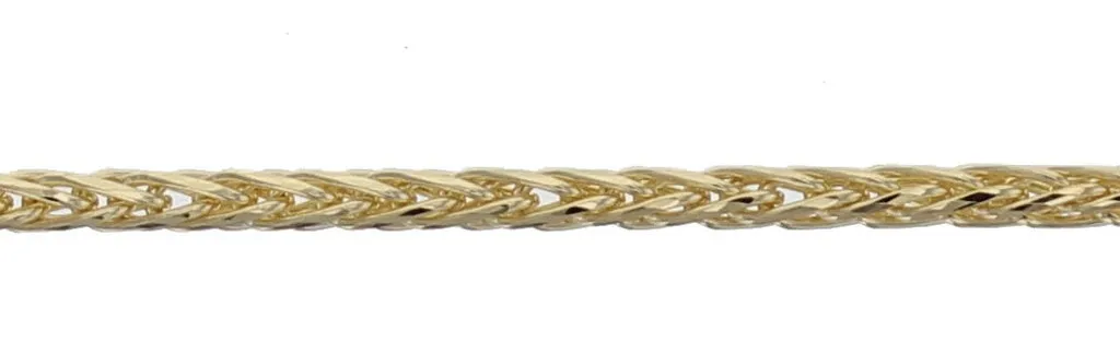 9kt Gold Wheat Chain