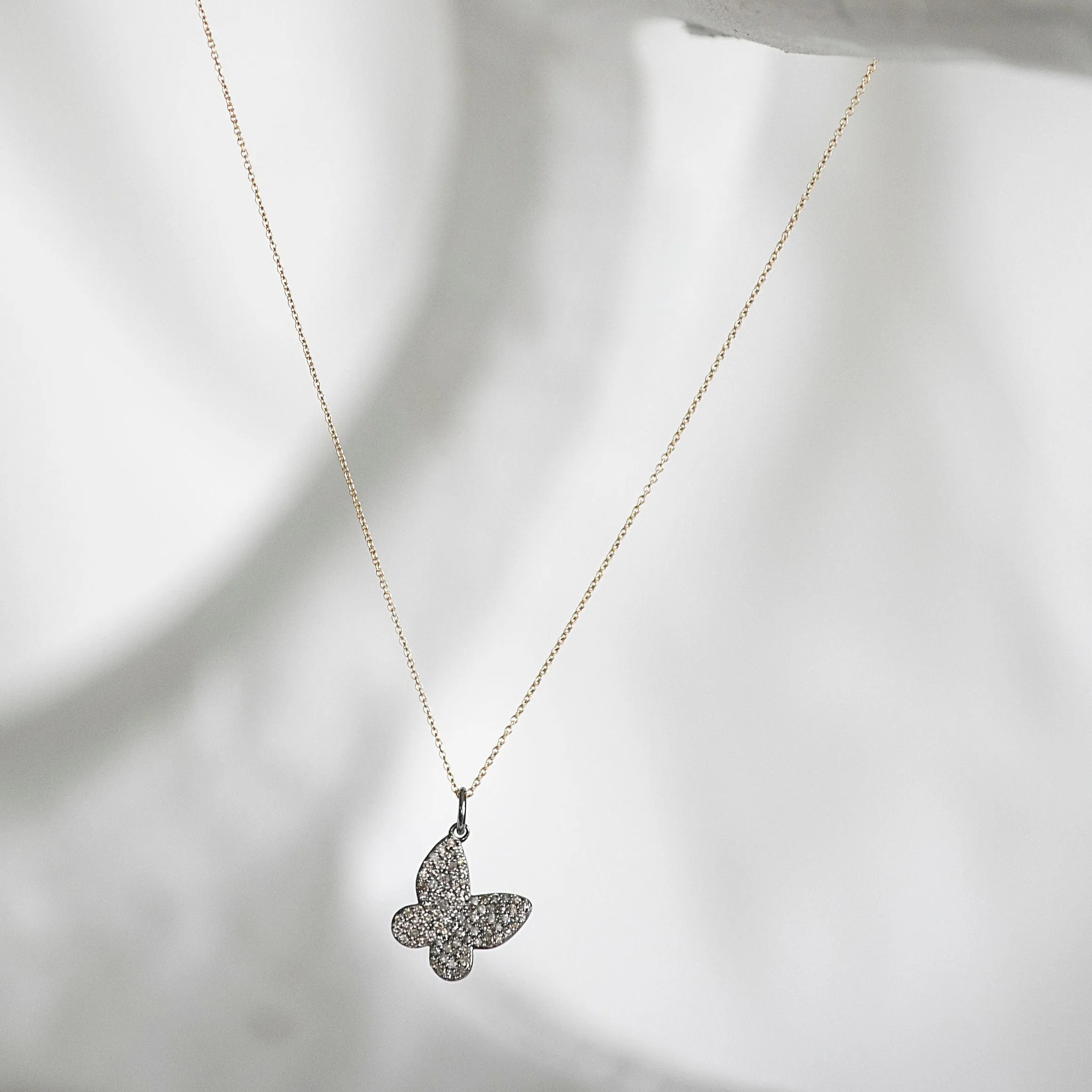 ALANA PAVE BUTTERFLY NECKLACE