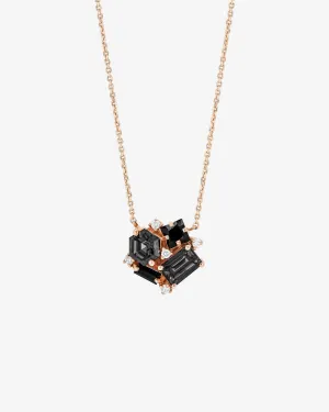 Amalfi Black Mix Blossom Pendant