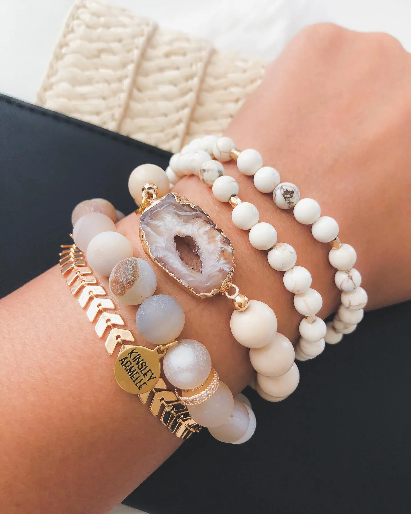 Amber Bracelet Stack