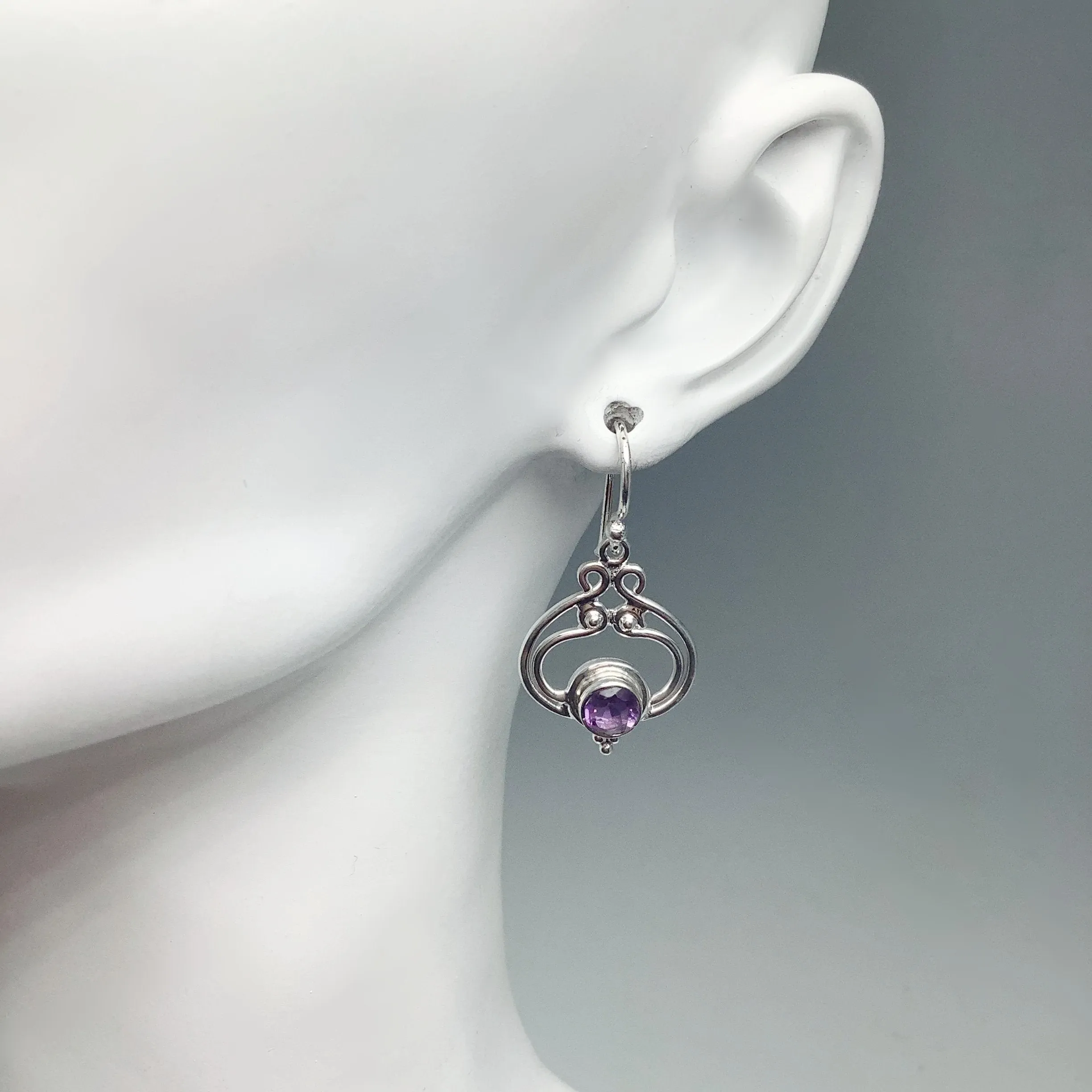 Amethyst Dangle Earrings