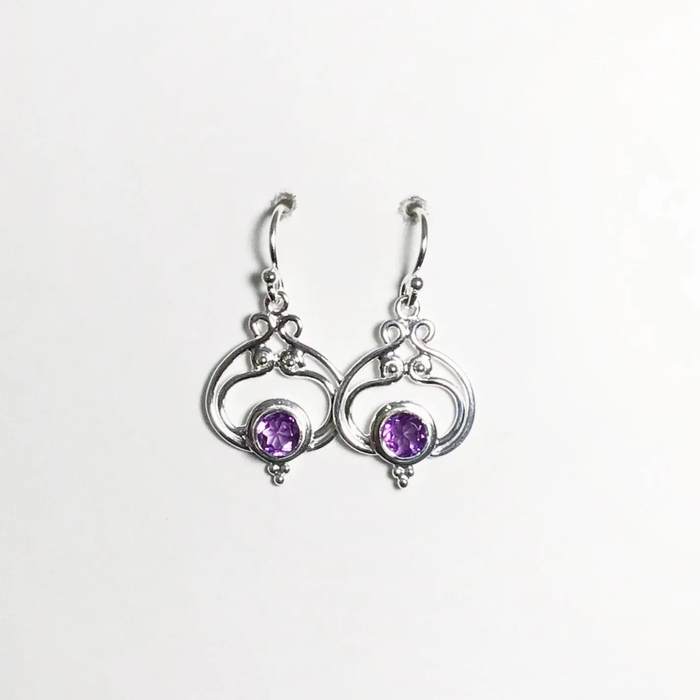 Amethyst Dangle Earrings