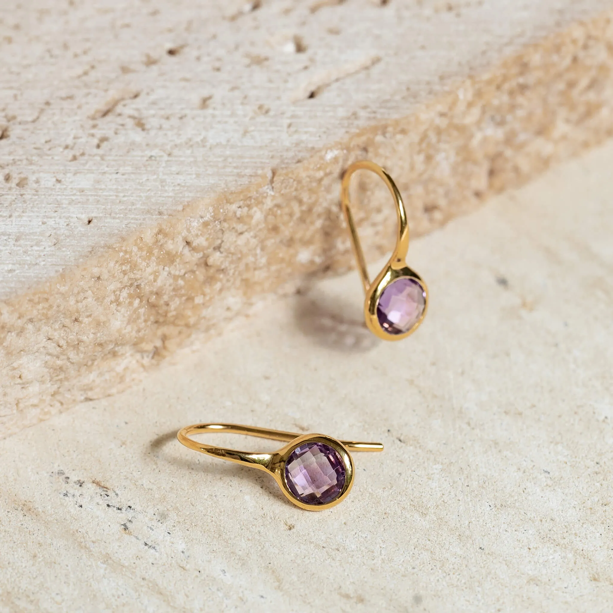 Amethyst Earrings - Sigrid