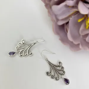 Amethyst Gatsby Earrings - SE5253