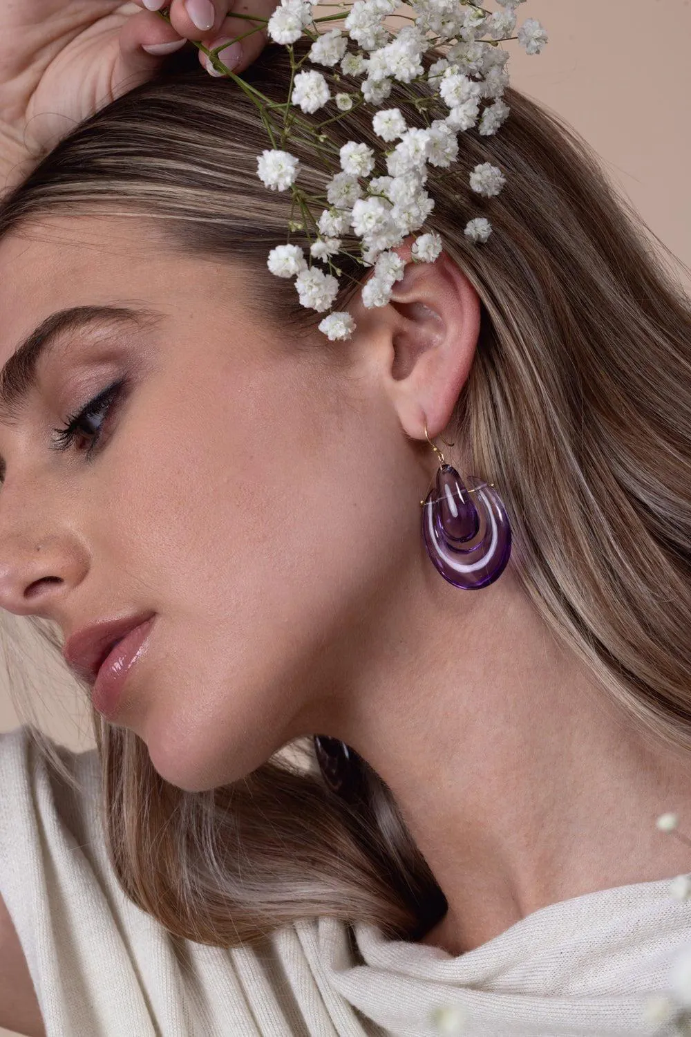 Amethyst O'Keefe Earrings