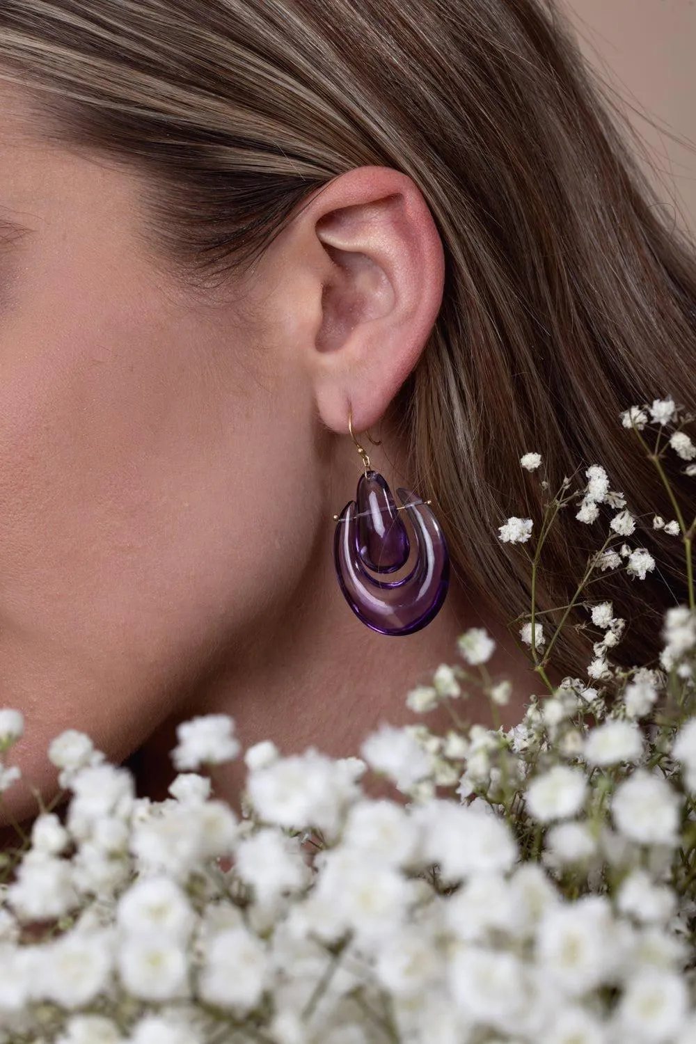 Amethyst O'Keefe Earrings