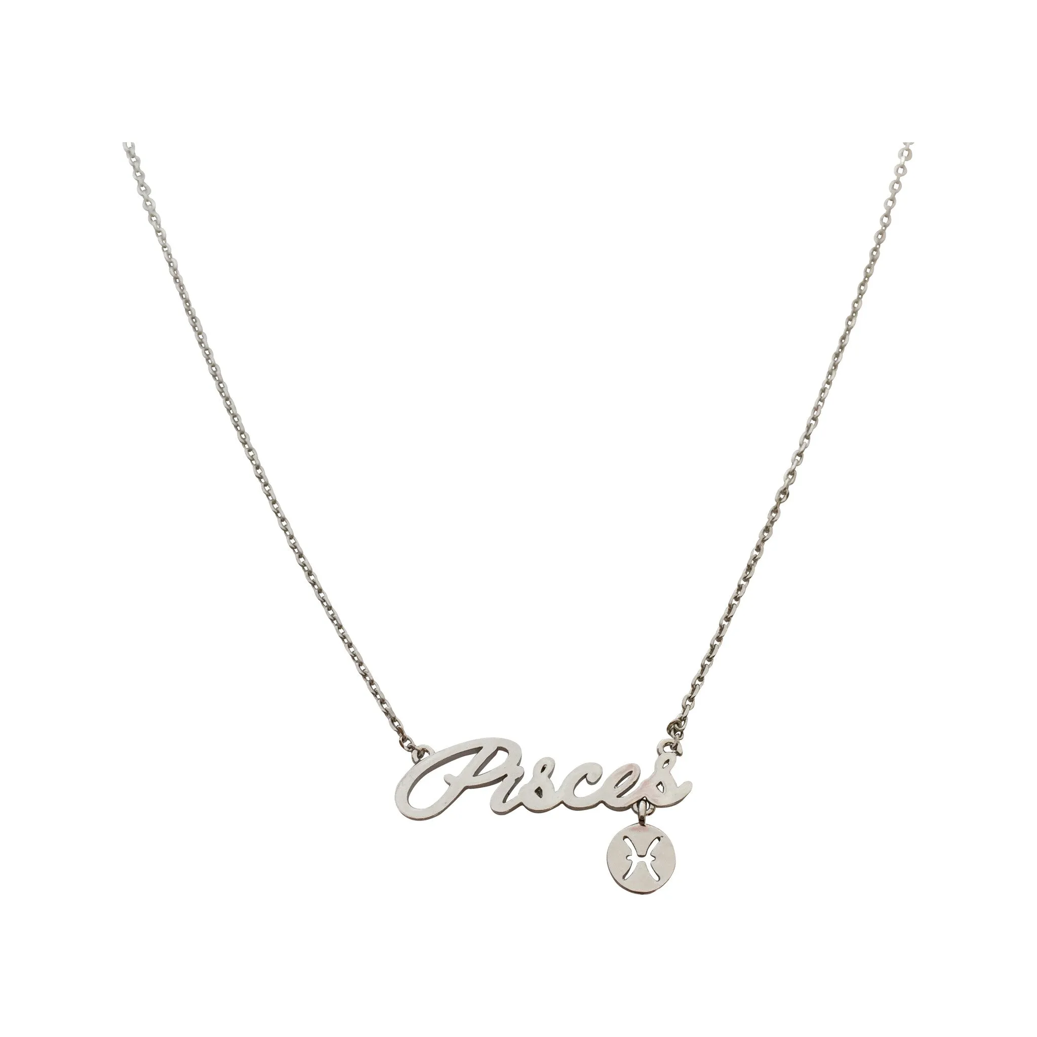 Aquarius Zodiac Sign Necklace (gold)