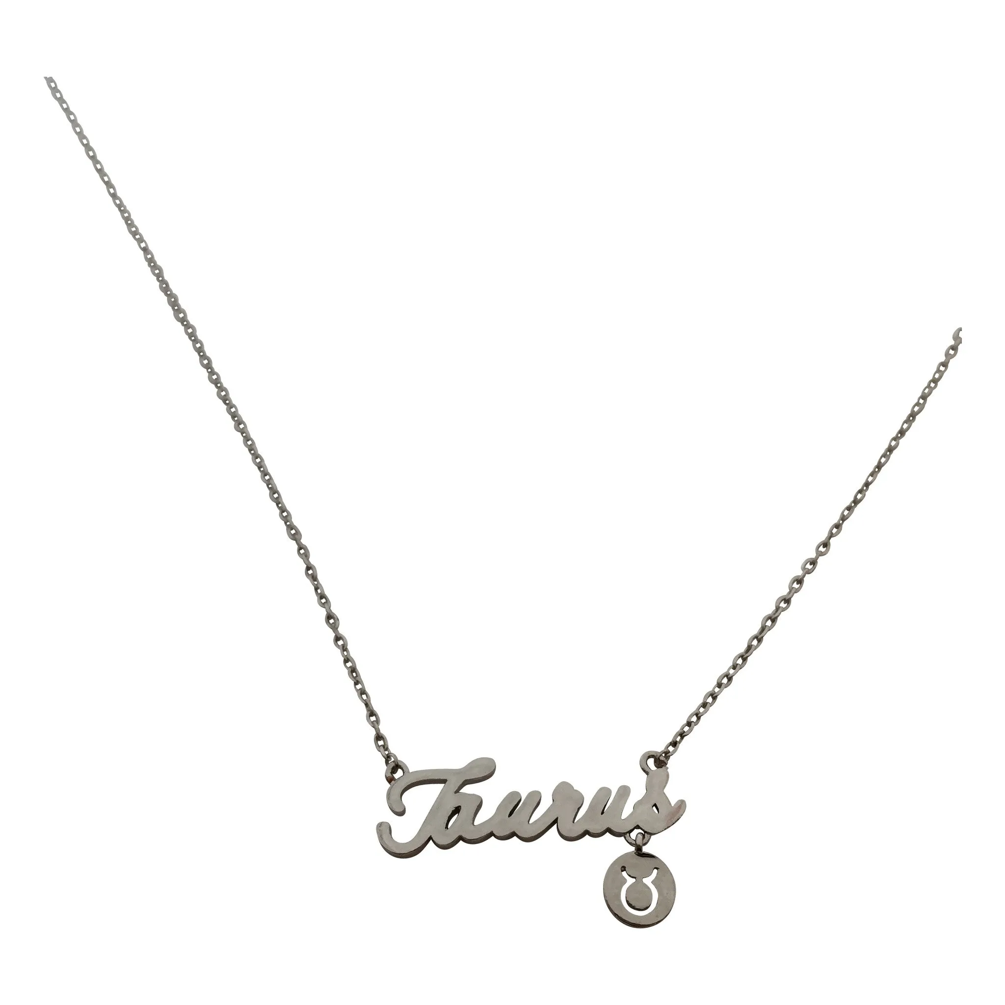 Aquarius Zodiac Sign Necklace (gold)