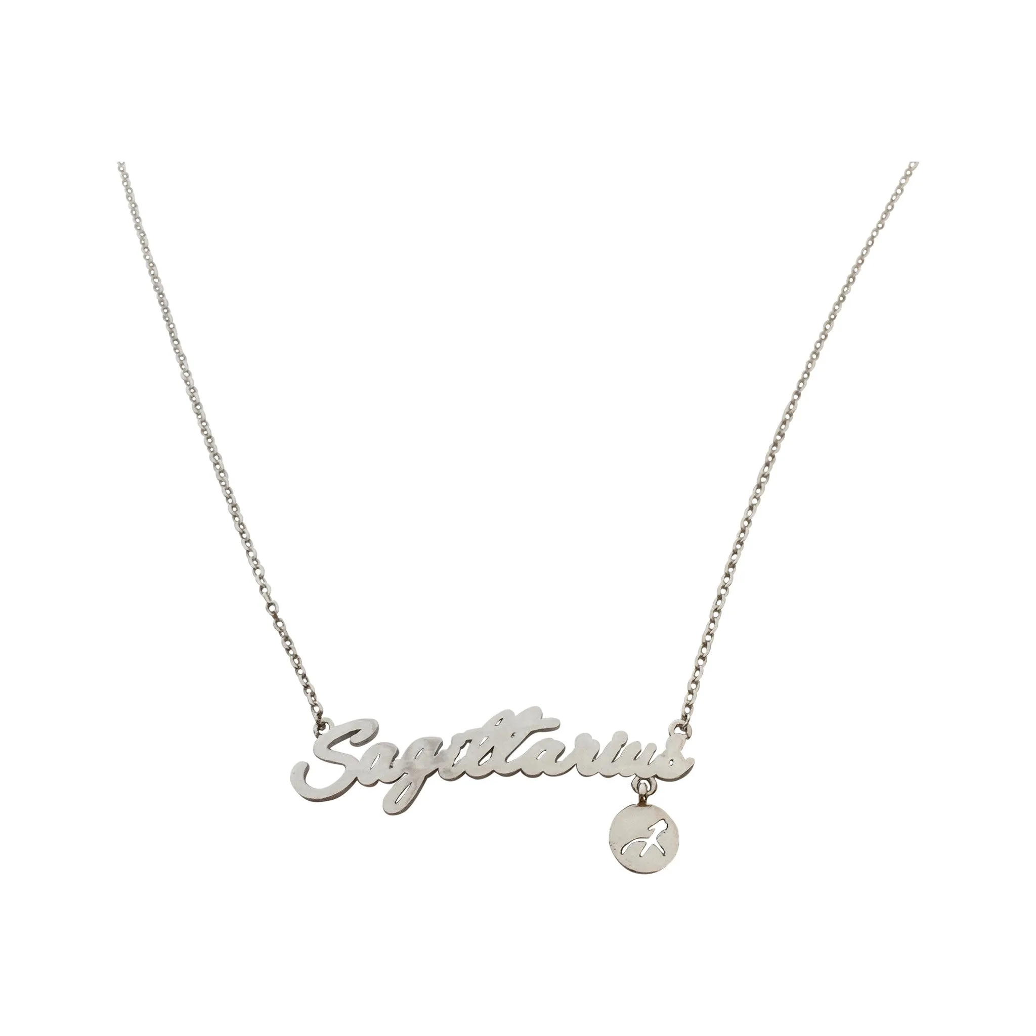 Aquarius Zodiac Sign Necklace (gold)