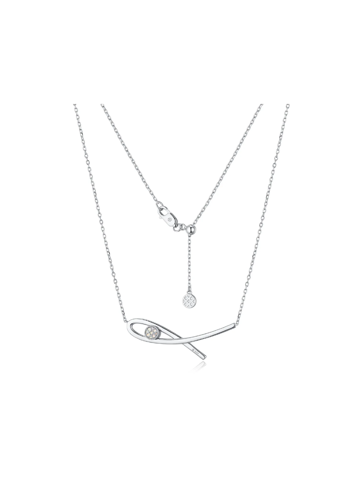 Atlantic Necklace (White) (Long)