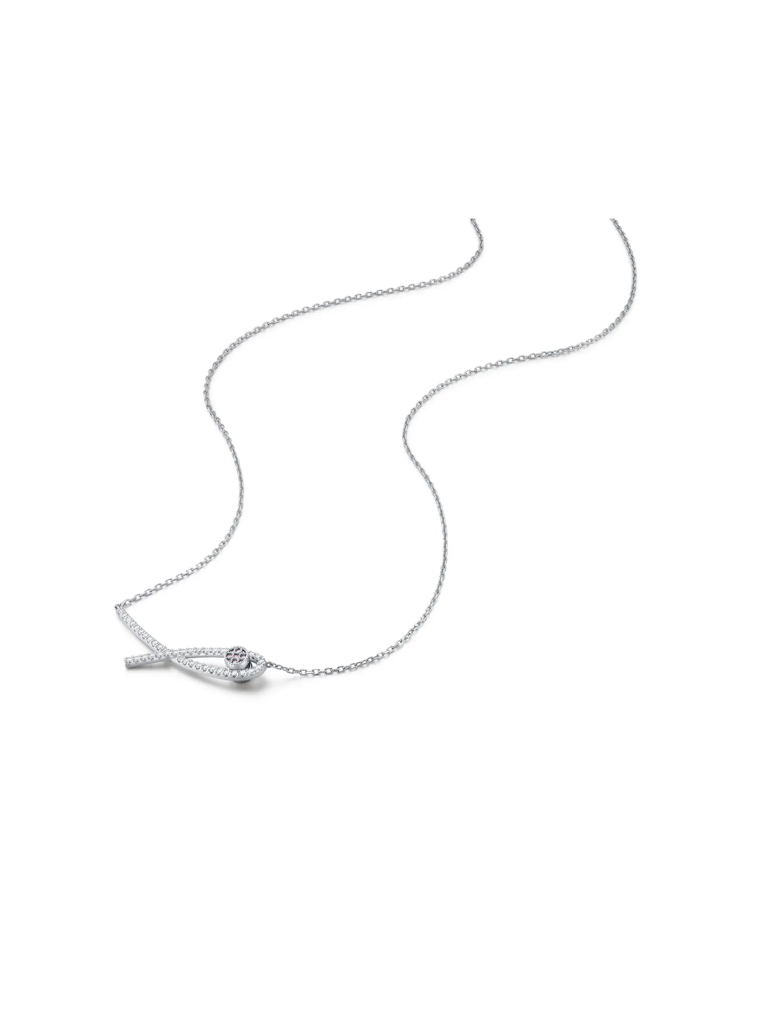 Atlantic Necklace (White) (Long)