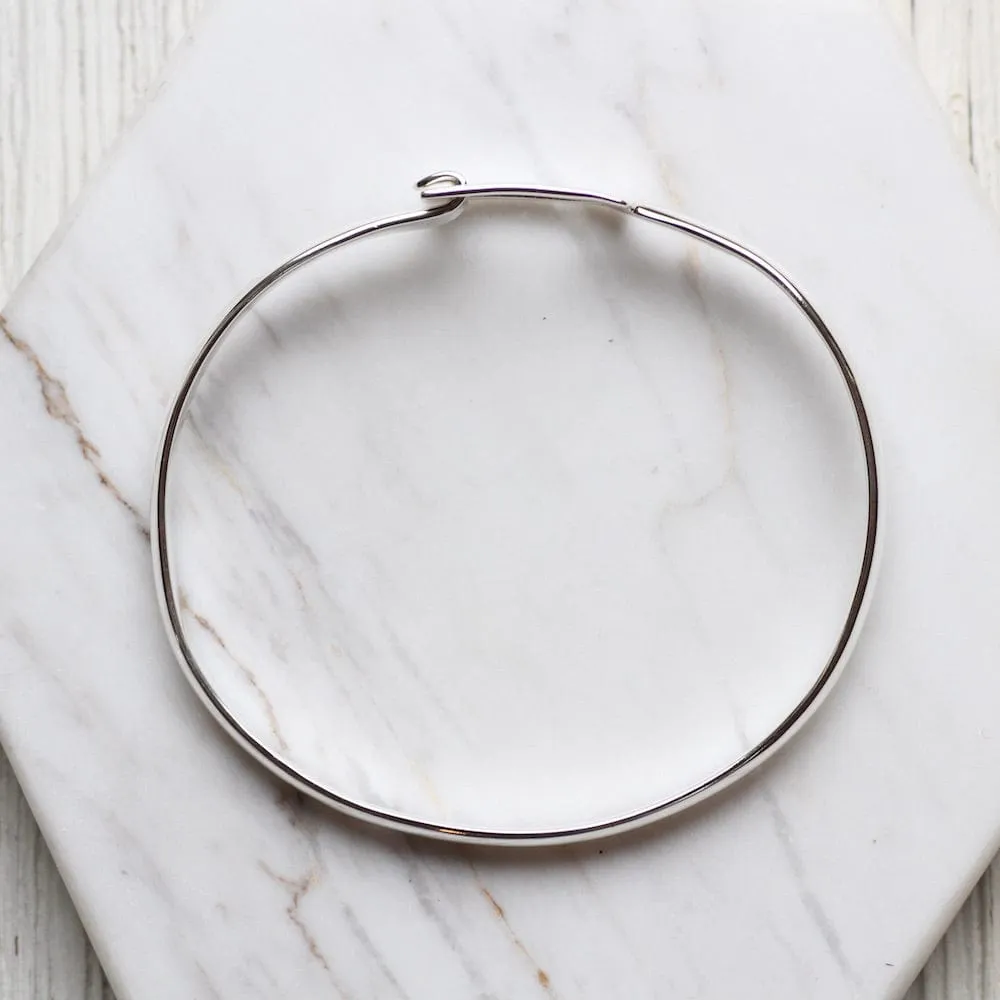 Bangle With Square Buckle Latch