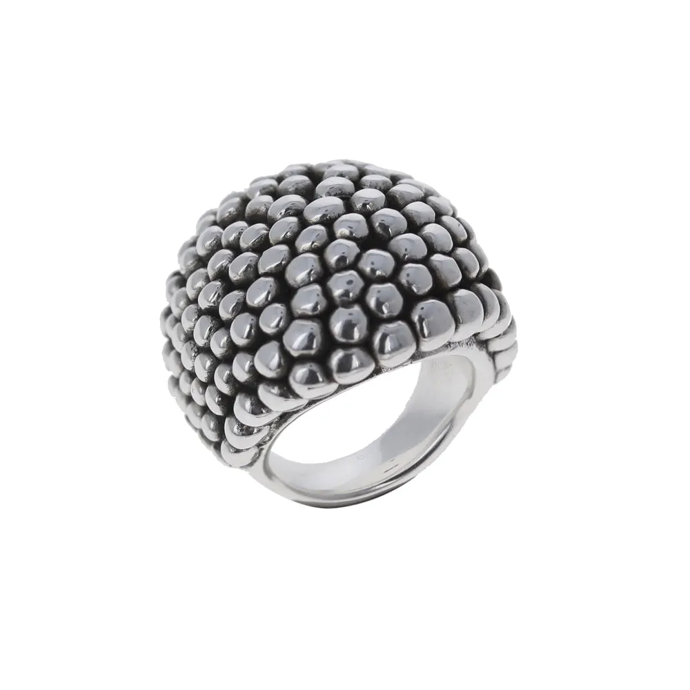 Beaded Dome Statement Ring