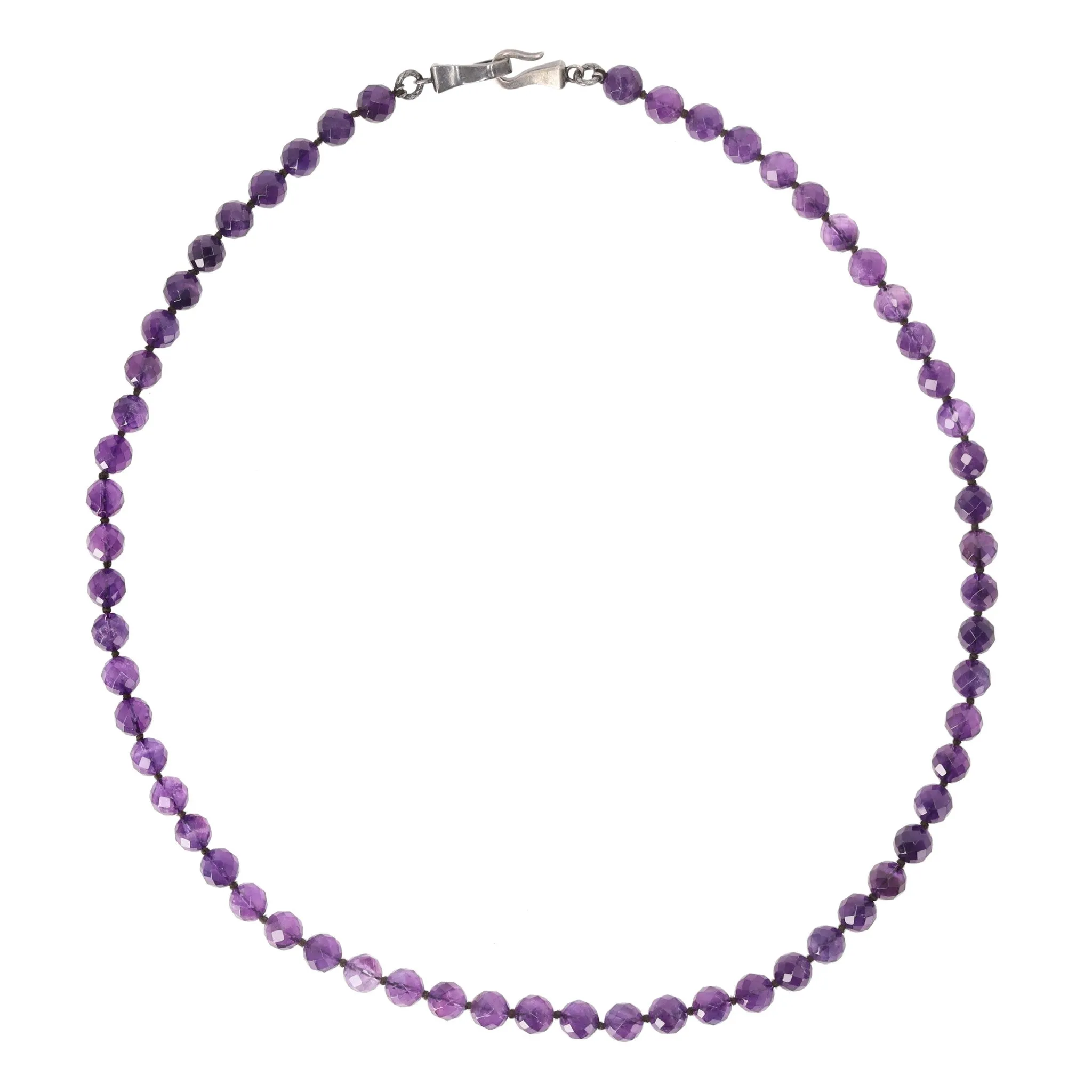 Bottega Veneta Amethyst Beaded Necklace & Matching Earrings Set