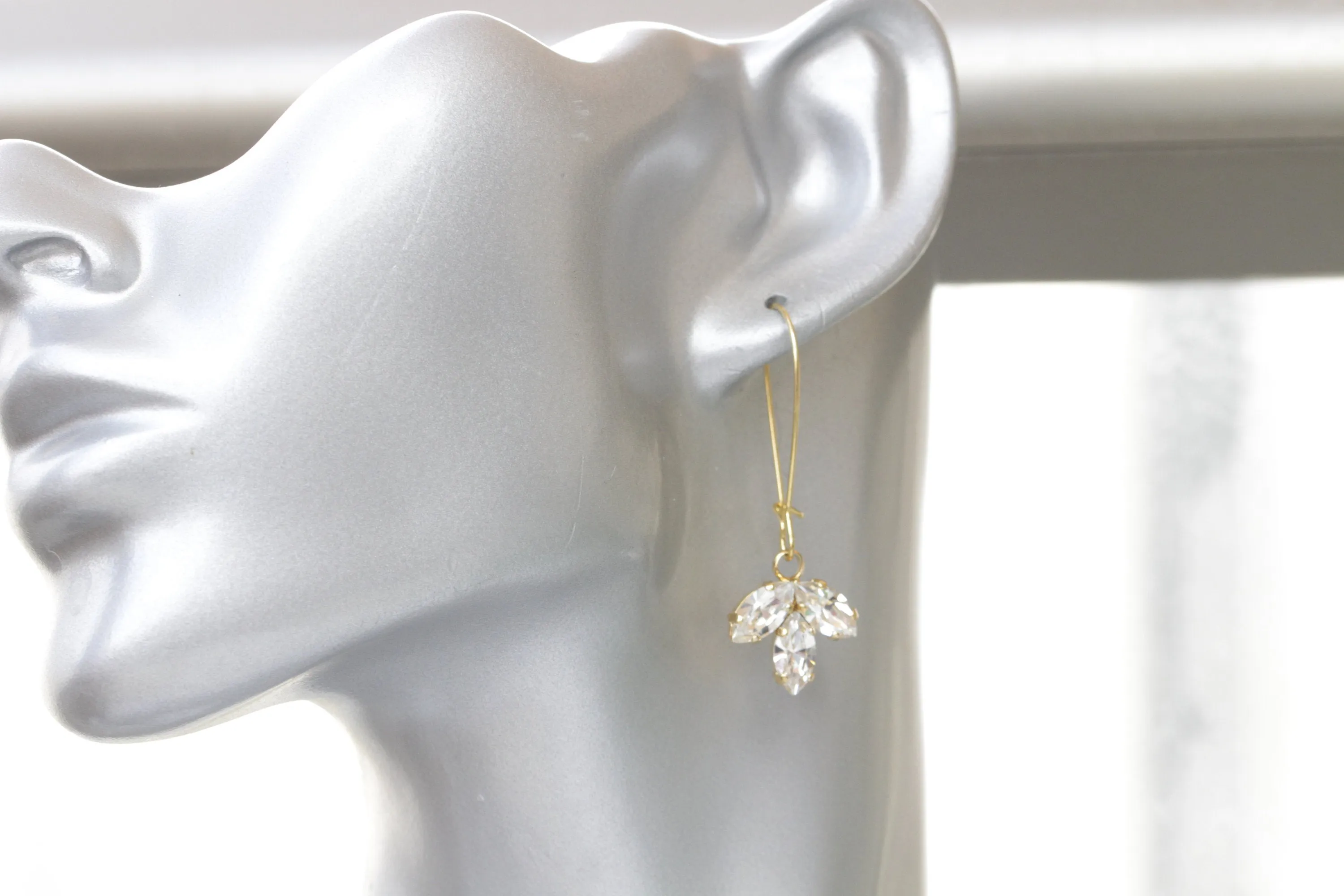 BRIDESMAID CRYSTAL EARRINGS