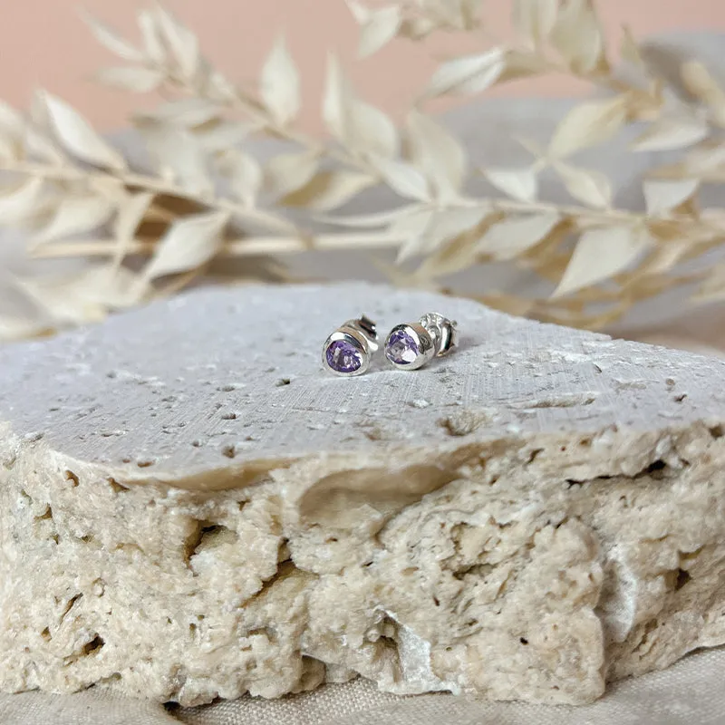 CELEBRATION STUDS - AMETHYST