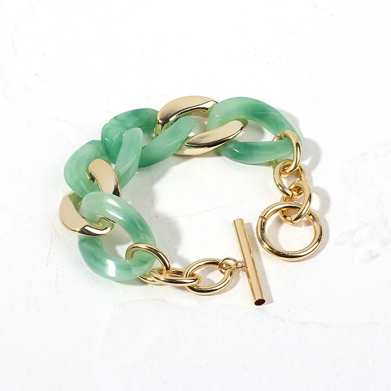 Cold Wind Women's Simple Resin Bracelet