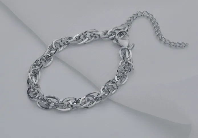 Cross-border Retro Chain Bracelet Men And Women Simple Hundred