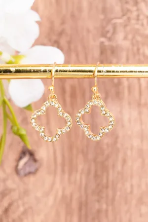 Crystal Avenue Caledonia Goldtone Crystal Earrings