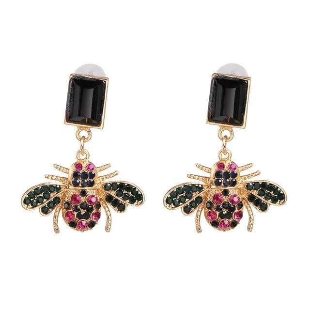 crystal earrings party jewelry accessories cute pearl statement