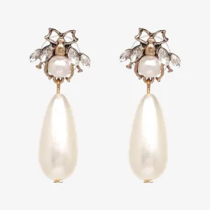 crystal earrings party jewelry accessories cute pearl statement