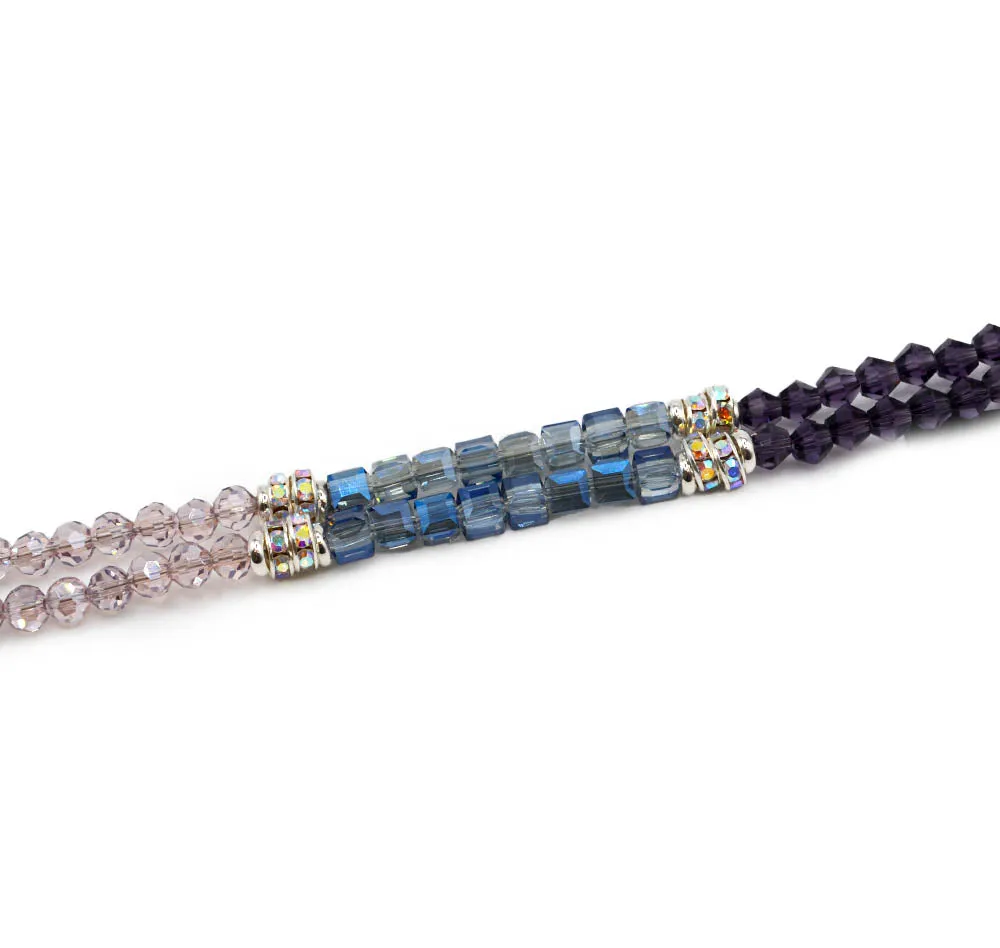 Designed By Me Trio Bead Strand in Purple