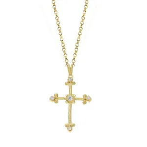 Diamond Cross in Gold