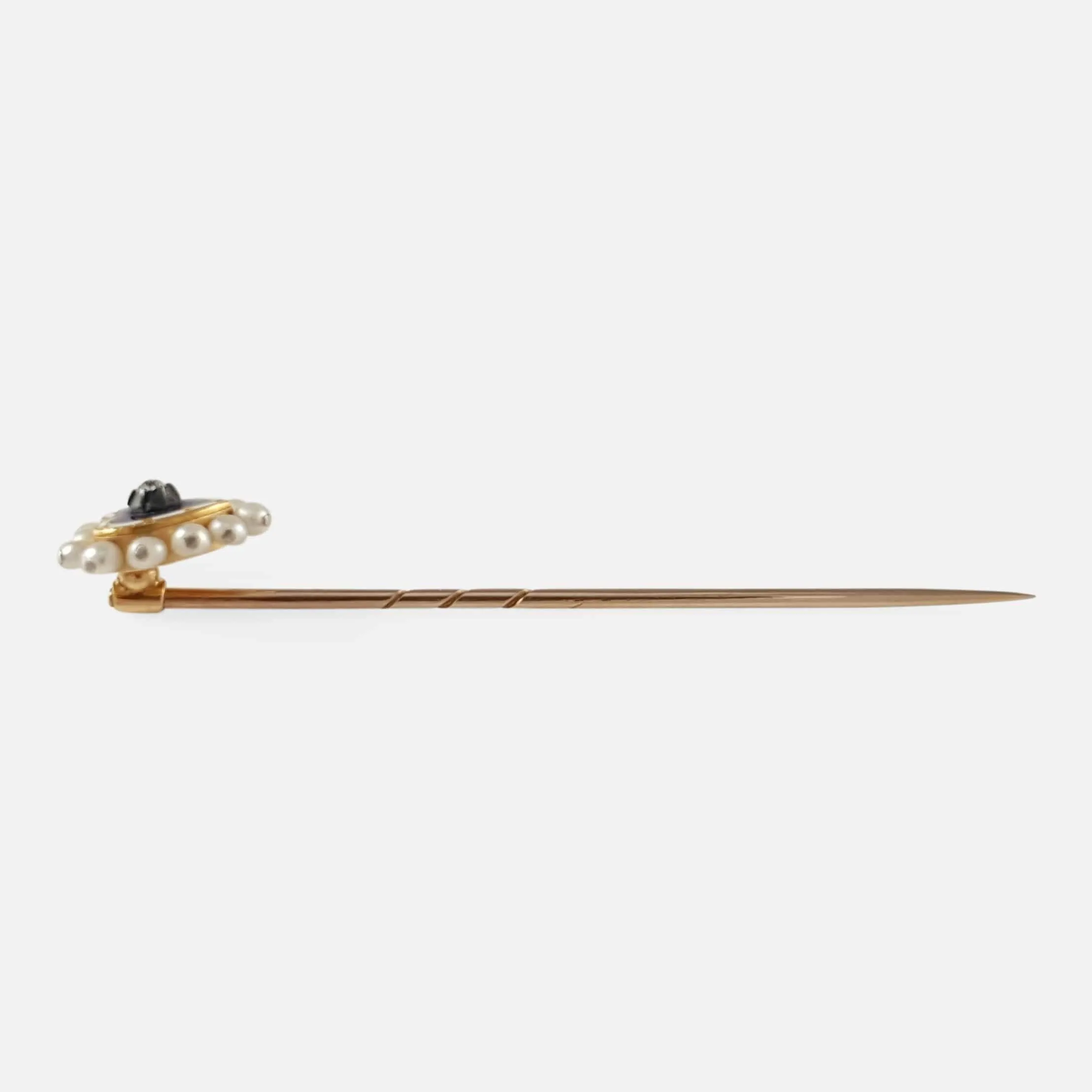 Edwardian Heart Shaped Stick Pin