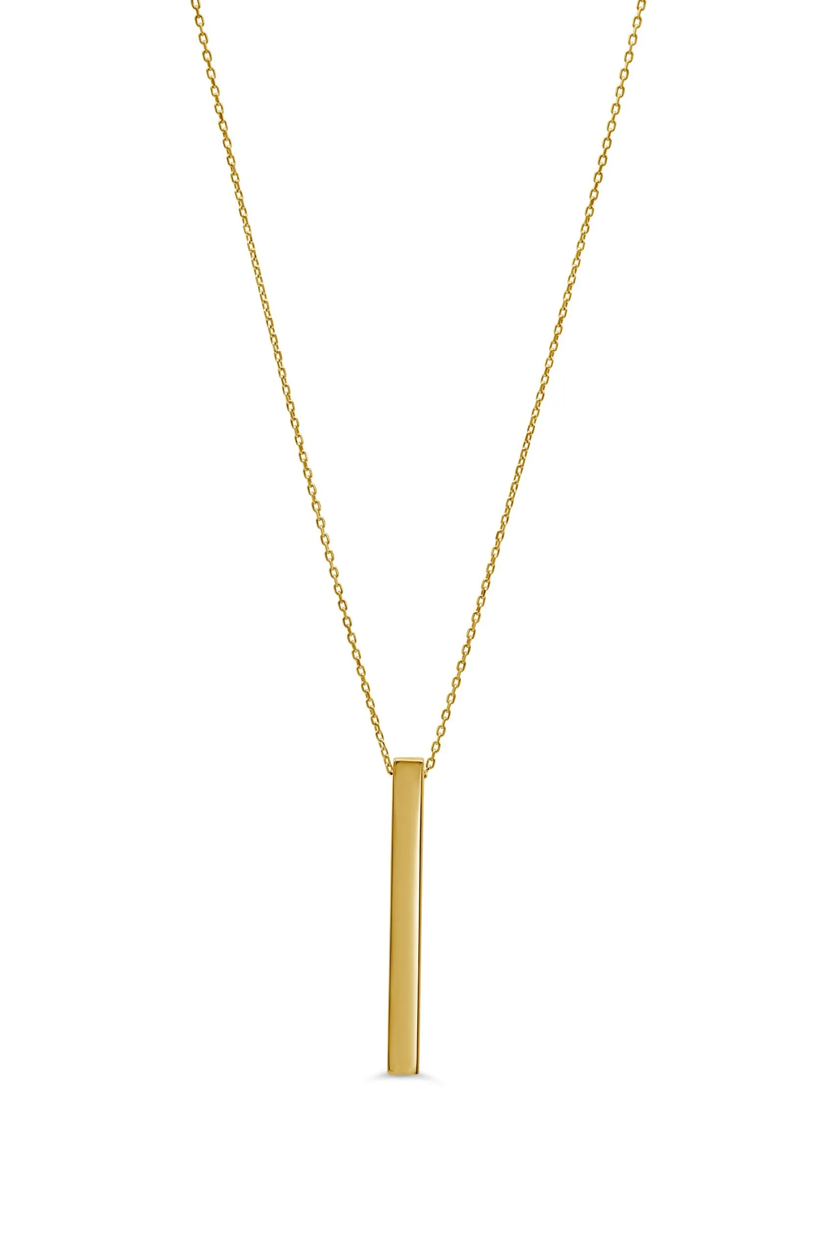 Erin Bar Necklace // 10k Solid Yellow Gold