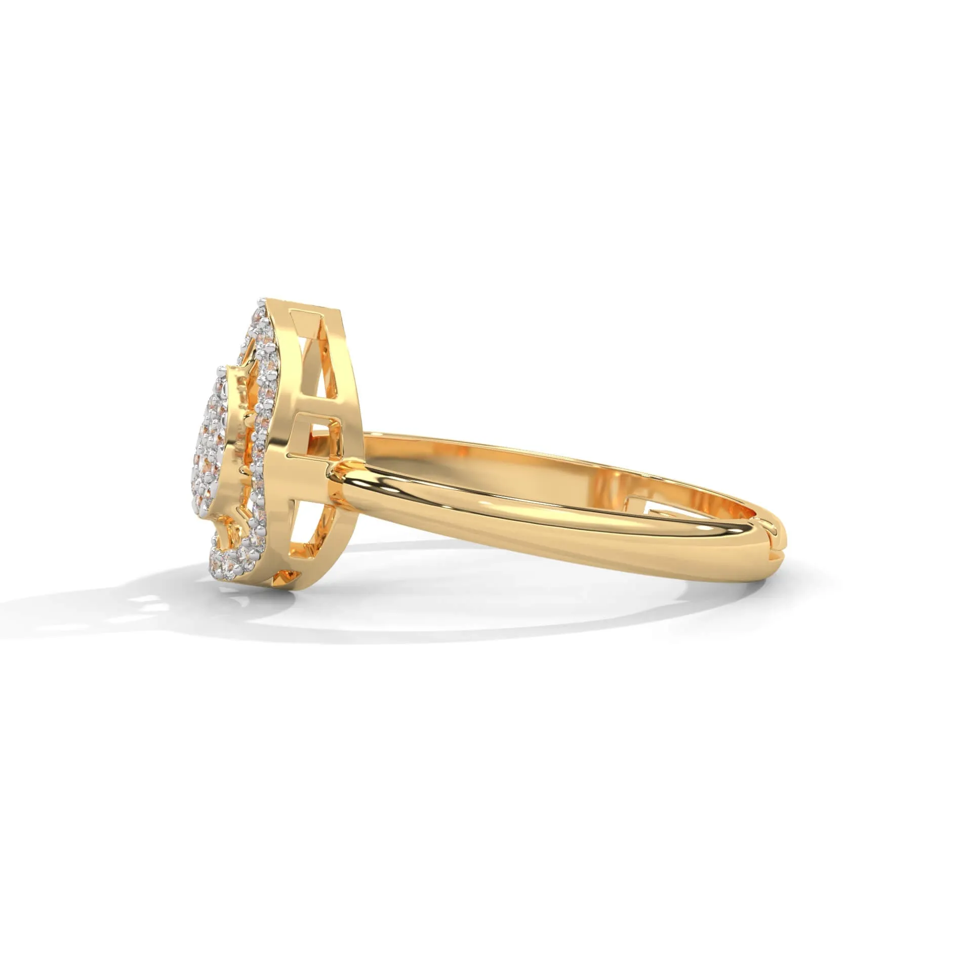 Fanica Silver Adjustable Ring | 22KT Gold Vermeil