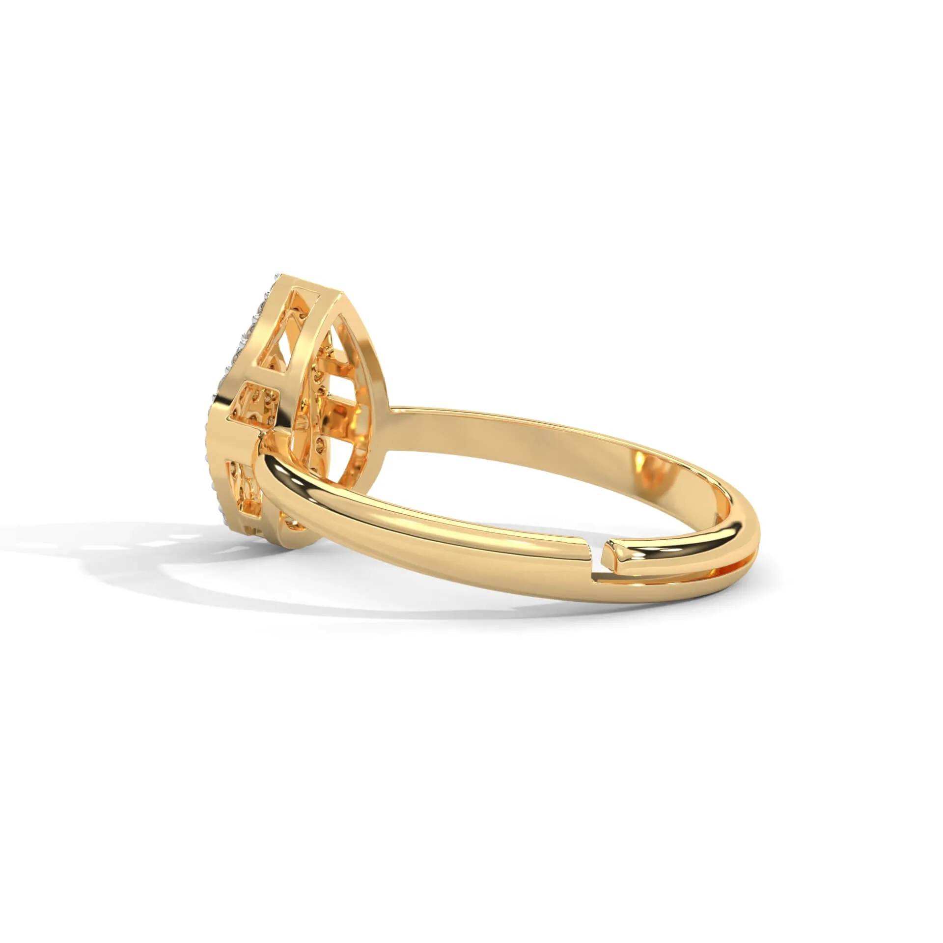 Fanica Silver Adjustable Ring | 22KT Gold Vermeil