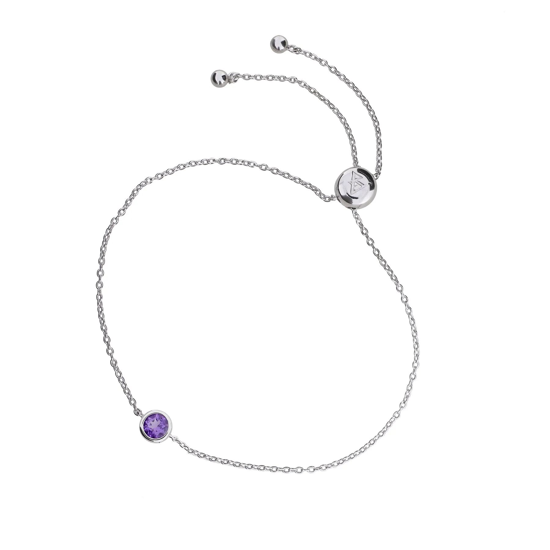 February Birthstone Bracelet - Amethyst