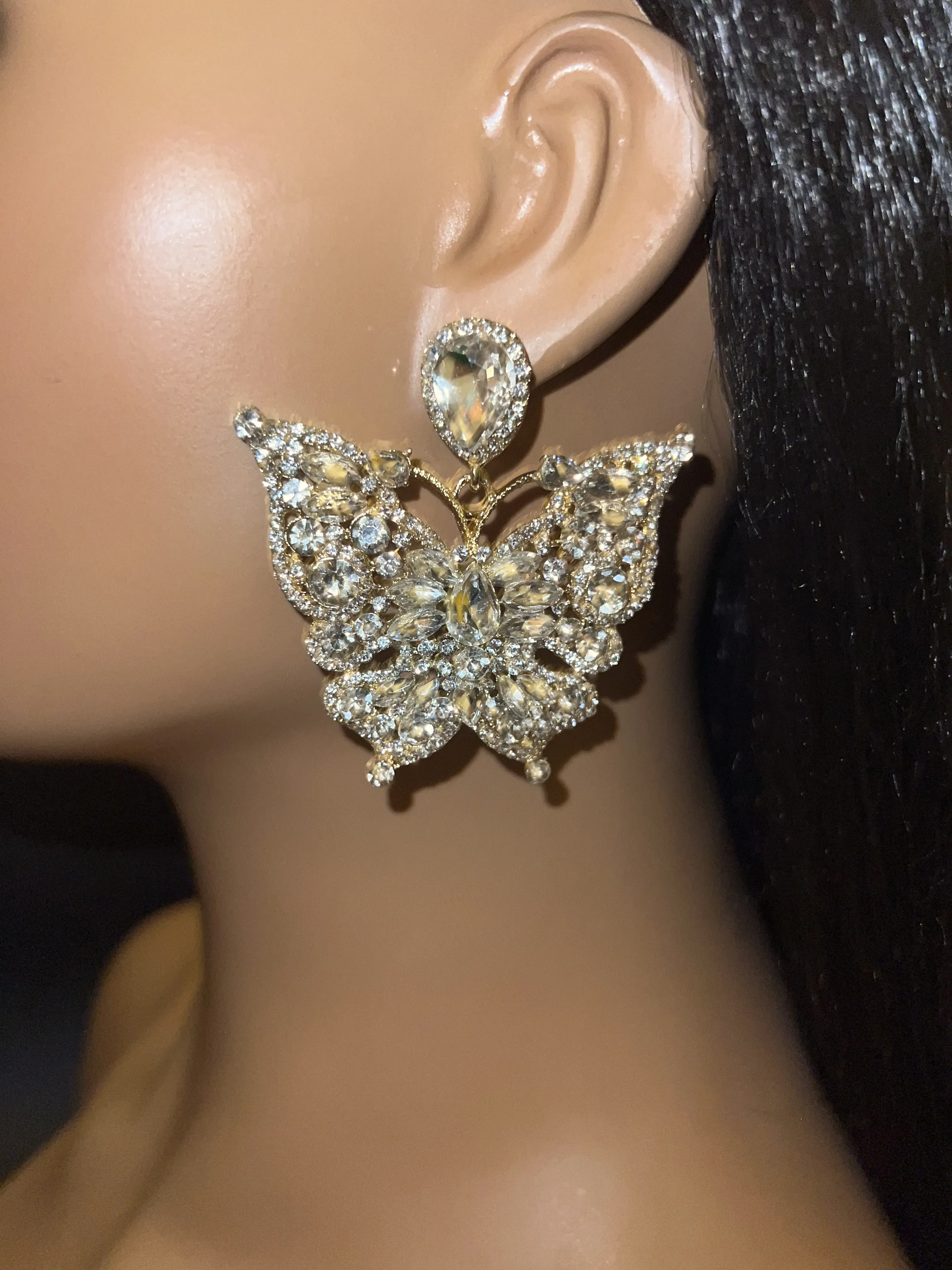 Flutter Diamond Earrings