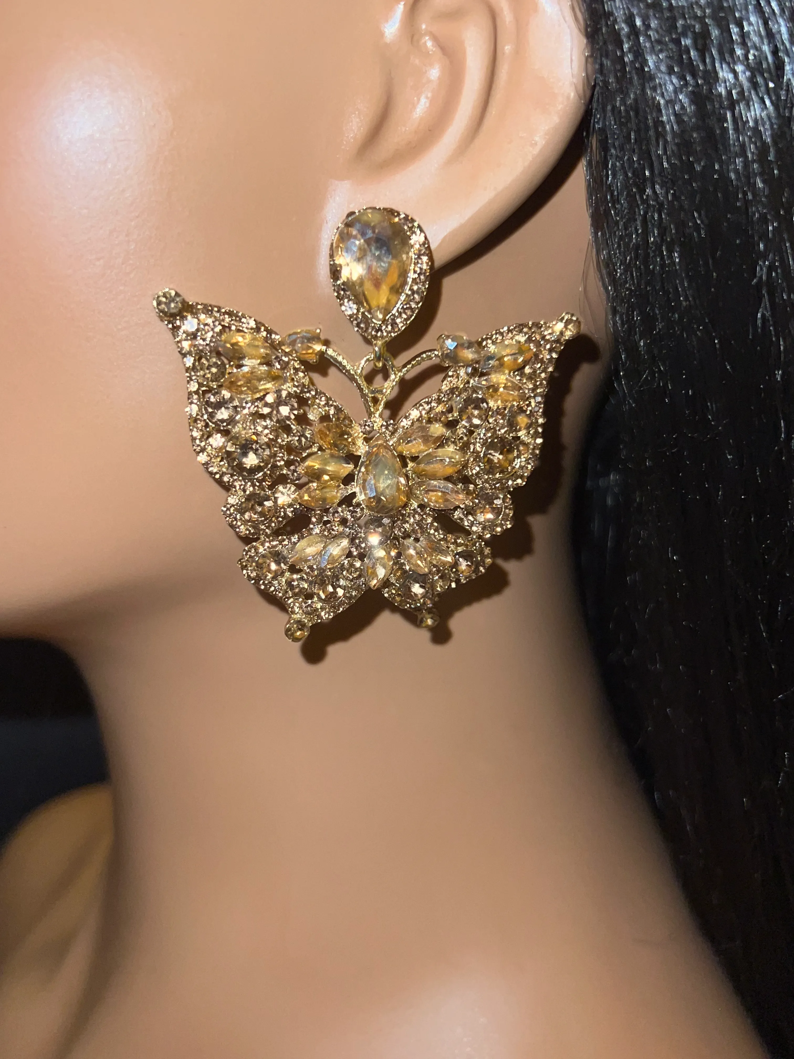 Flutter Diamond Earrings