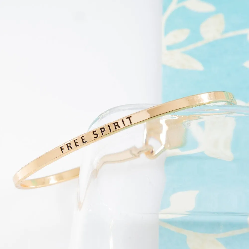 Free Spirit Motivational Bracelet