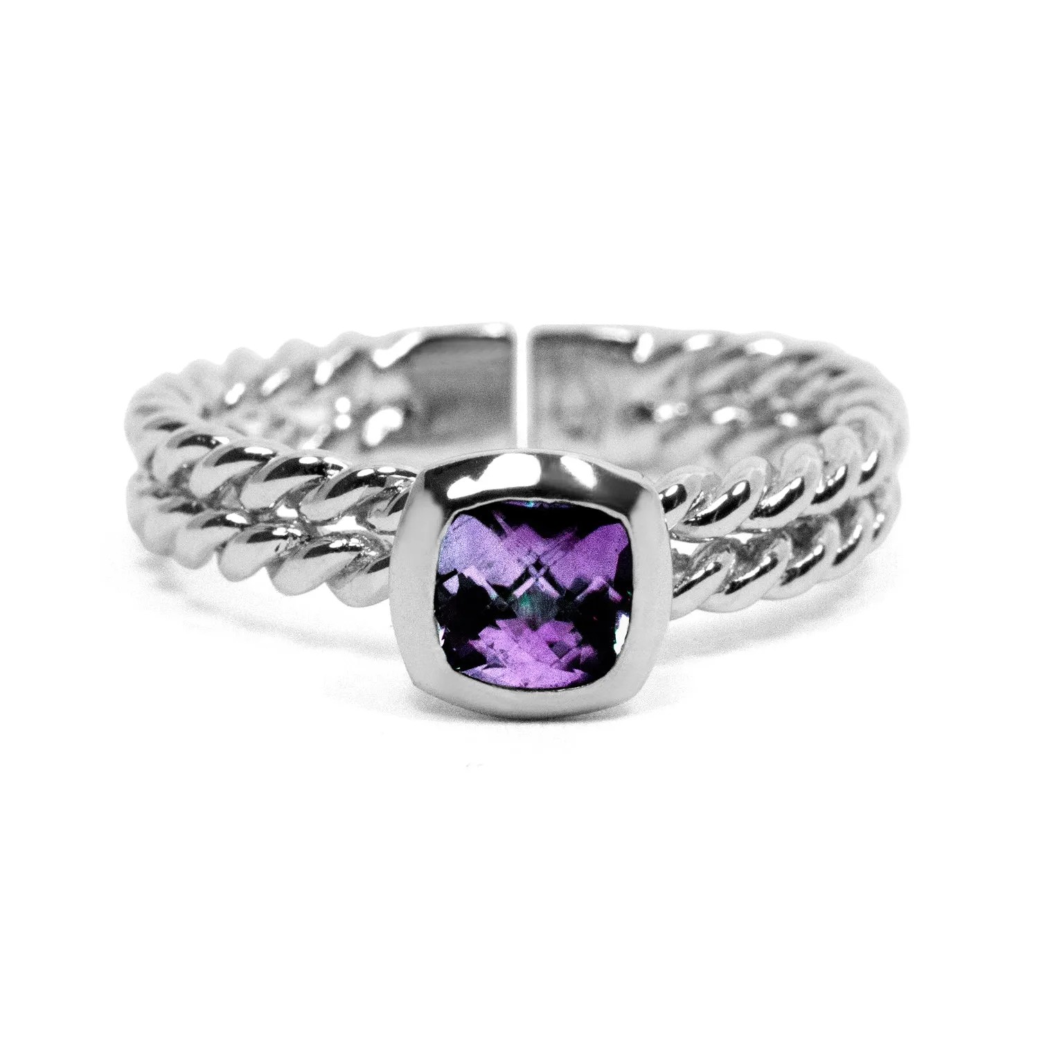 Gemstone Stacking Ring