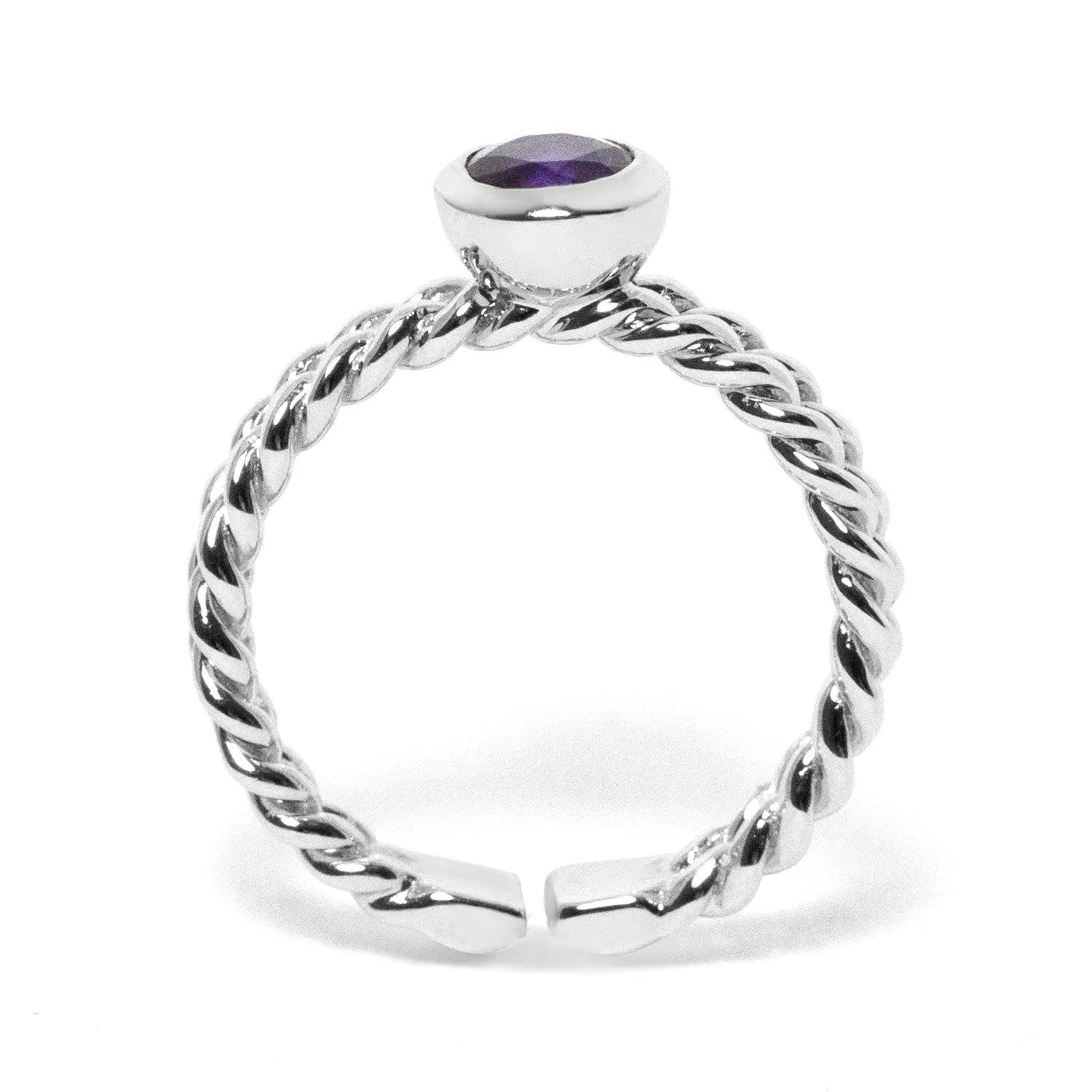 Gemstone Stacking Ring