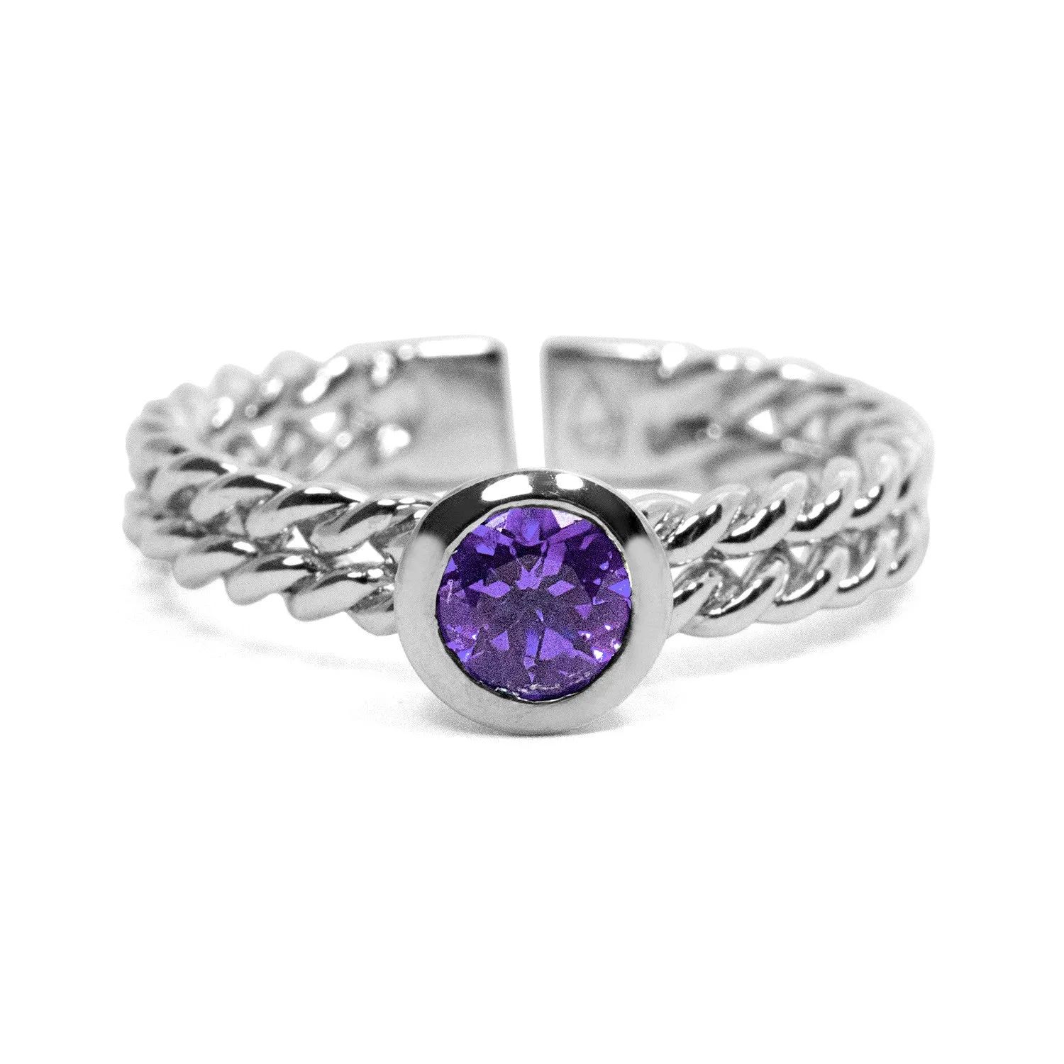 Gemstone Stacking Ring