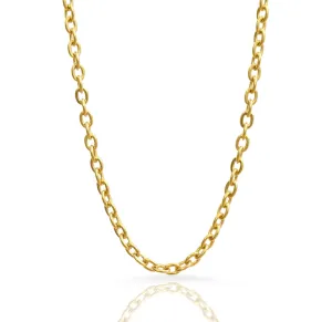 GENEVIEVE GOLD CABLE CHAIN NECKLACE