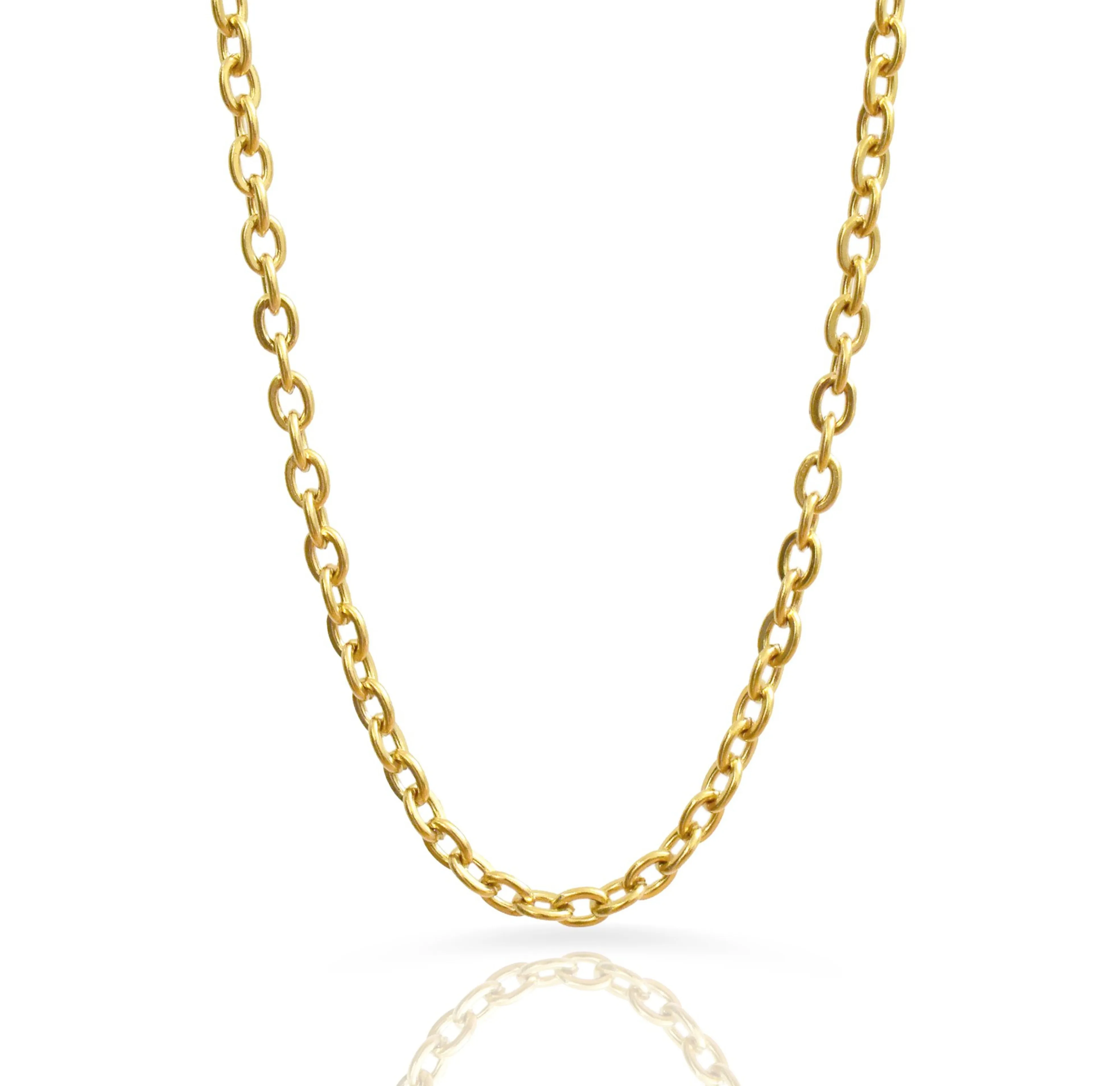 GENEVIEVE GOLD CABLE CHAIN NECKLACE