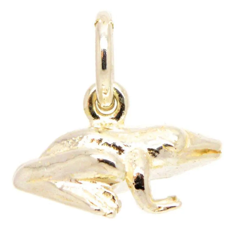 Gold Frog Charm