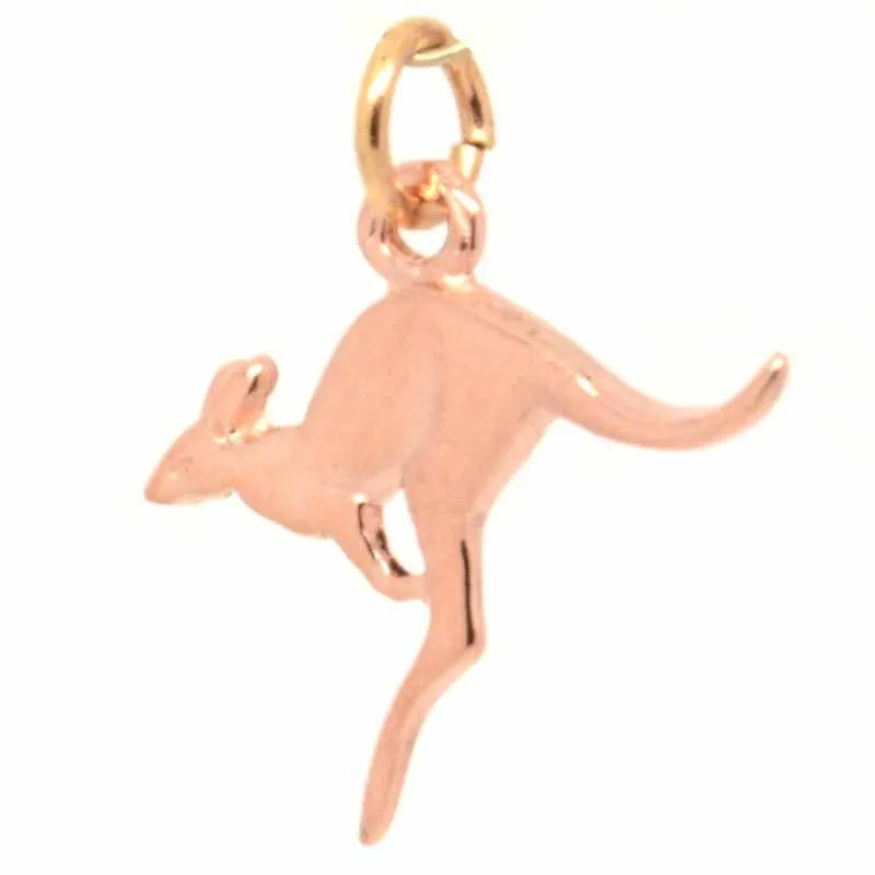 Gold Small Kangaroo Charm