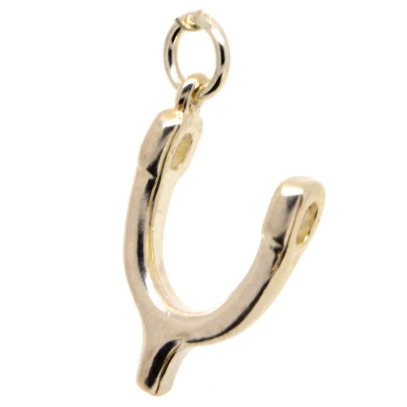 Gold Stirrup Charm