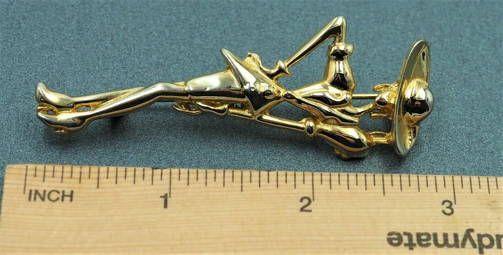 Gold Toned French Style Brooch