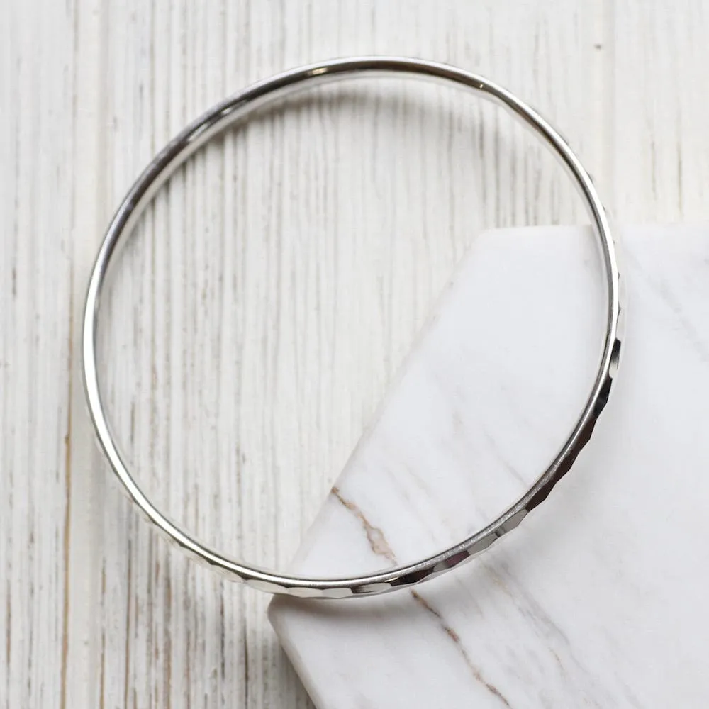 Hammered Bangle